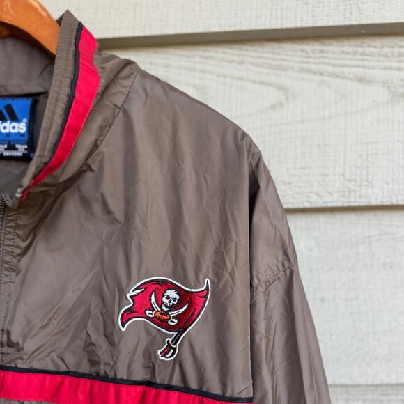 Vintage Adidas NFL Buccaneers Pullover Jacket XL - Picture 6 of 11